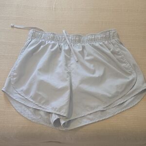 Nike DRI-FIT Women's Athletic Shorts in Light Gray